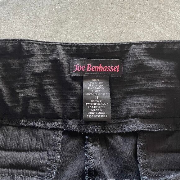 Black y2k office trousers/work pants size 11 - Picture 3 of 4